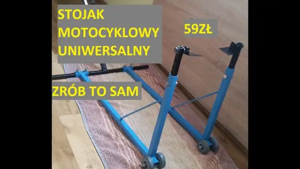 Jak zrobić stojak motocyklowy - proste kroki, uniknij błędów